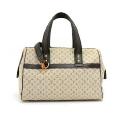 Louis Vuitton Josephine GM Khaki Mini Monogram Canvas Hand Bag