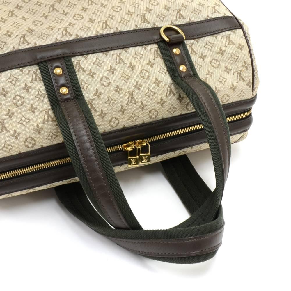 Louis Vuitton Josephine GM Khaki Mini Monogram Canvas Hand Bag  For Sale 2