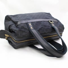 Louis Vuitton Josephine Mini Lin Gm 867235 Navy Coated Canvas Shoulder Bag