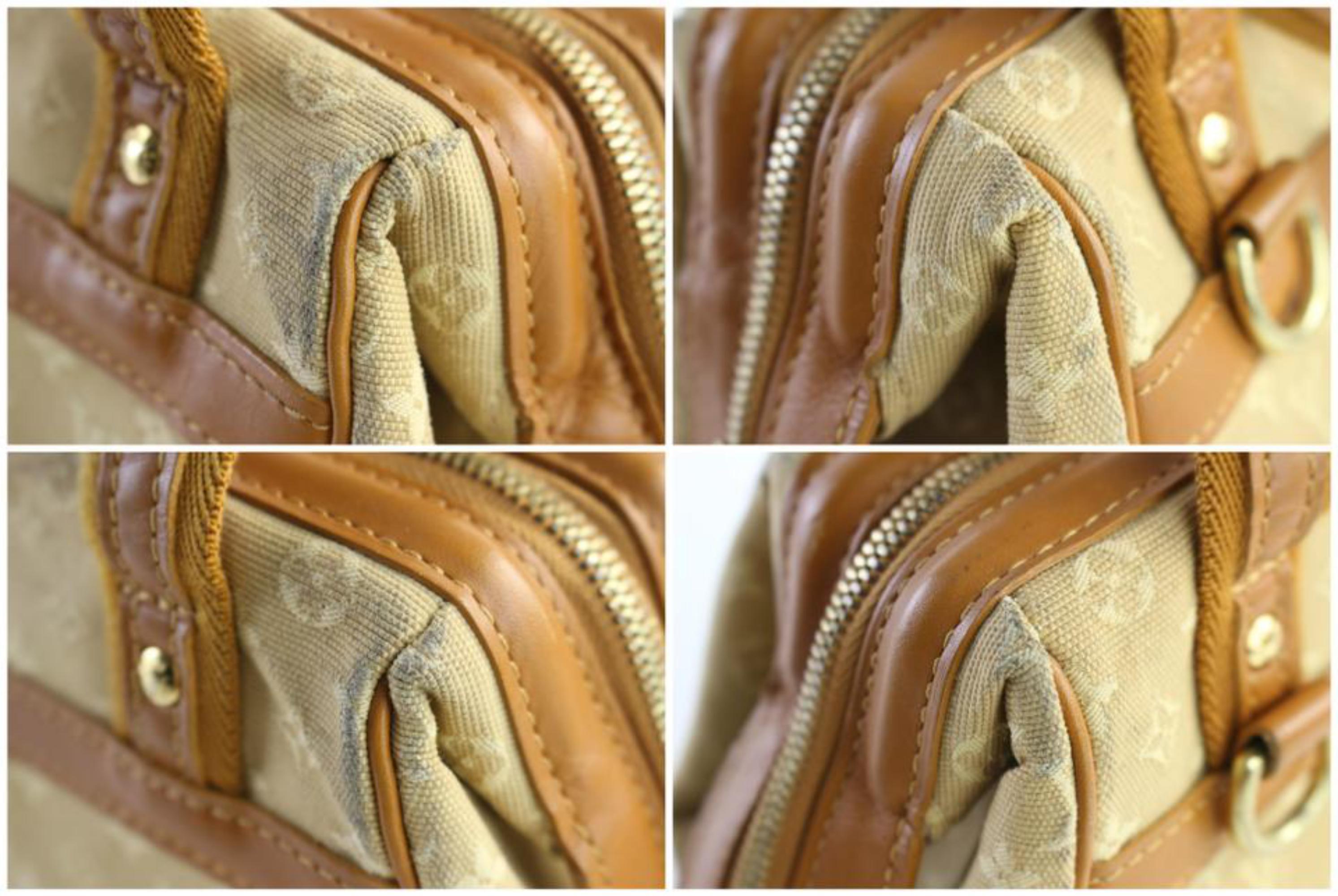 Louis Vuitton Josephine Monogram Mini Lin 6lz0626 Beige Canvas Shoulder Bag For Sale 6