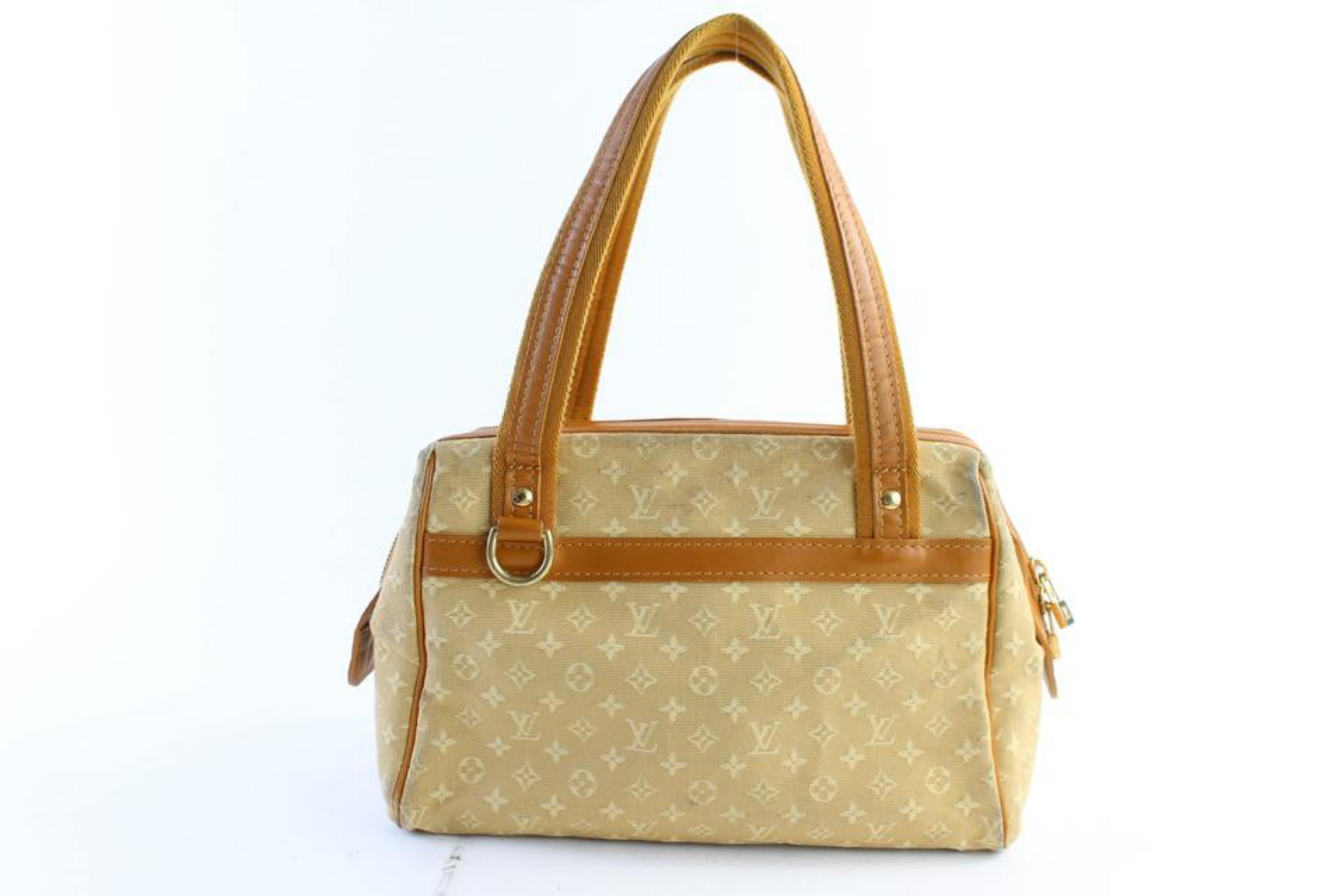 Louis Vuitton Josephine Monogram Mini Lin 6lz0626 Beige Canvas Shoulder Bag For Sale 3