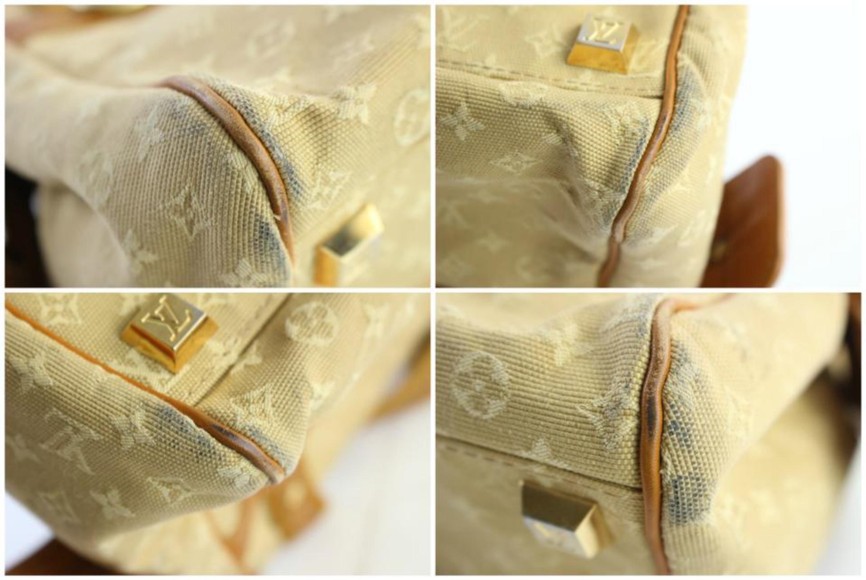 Louis Vuitton Josephine Monogram Mini Lin 6lz0626 Beige Canvas Shoulder Bag For Sale 4