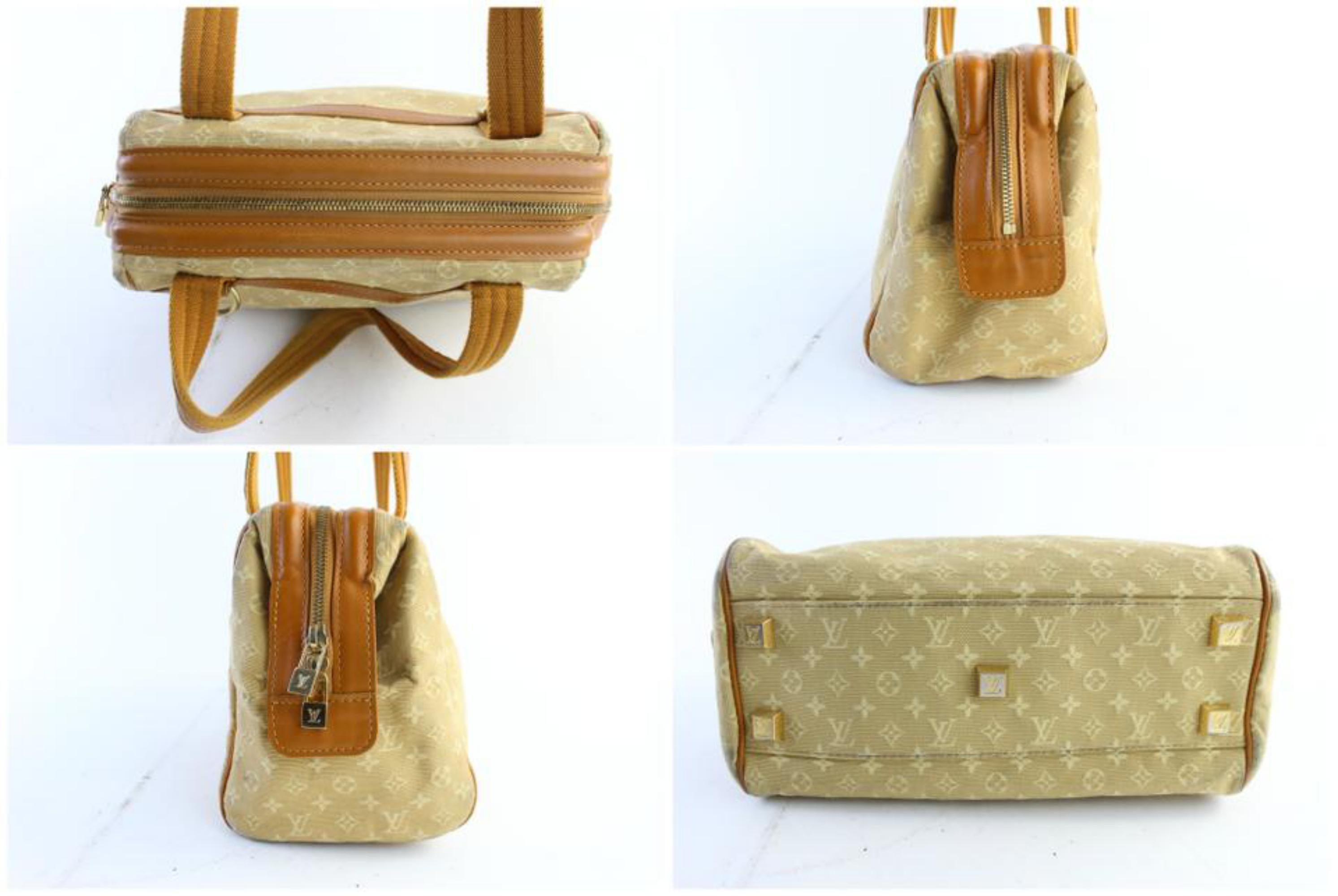 Louis Vuitton Josephine Monogram Mini Lin 6lz0626 Beige Canvas Shoulder Bag For Sale 5