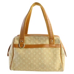 Vintage Louis Vuitton Josephine Monogram Mini Lin 6lz0626 Beige Canvas Shoulder Bag