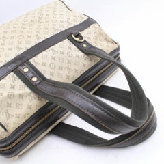 Louis Vuitton Josephine Monogram Mini Lin 866771 Olive Canvas Satchel