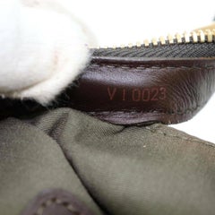 Louis Vuitton Josephine Olive Khaki Monogram Mini Lin Boston 870044 Green Canvas