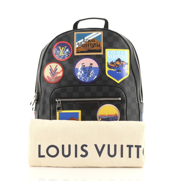 Louis Vuitton Josh Backpack Alps Patches Damier Graphite at 1stDibs