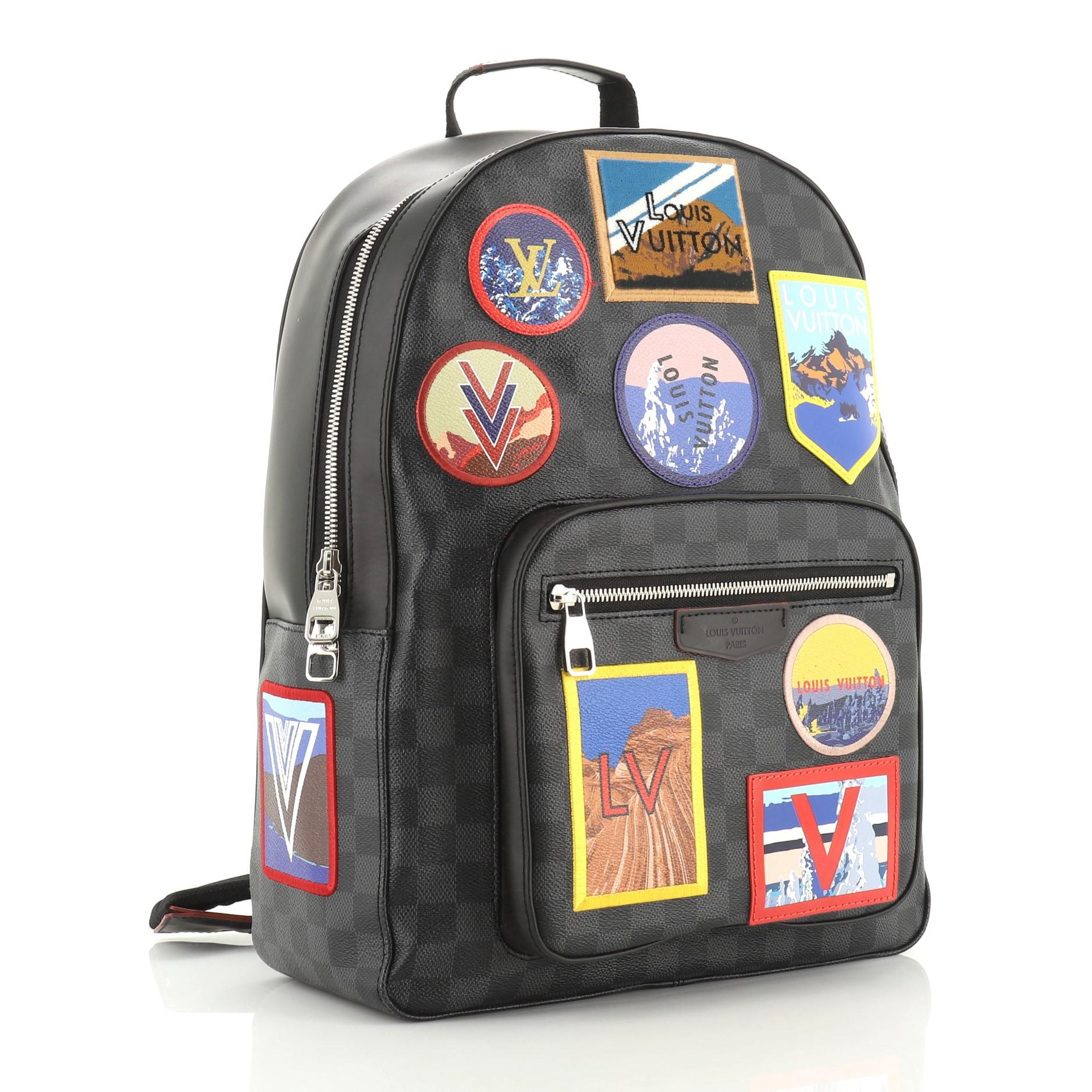 louis vuitton josh backpack patches