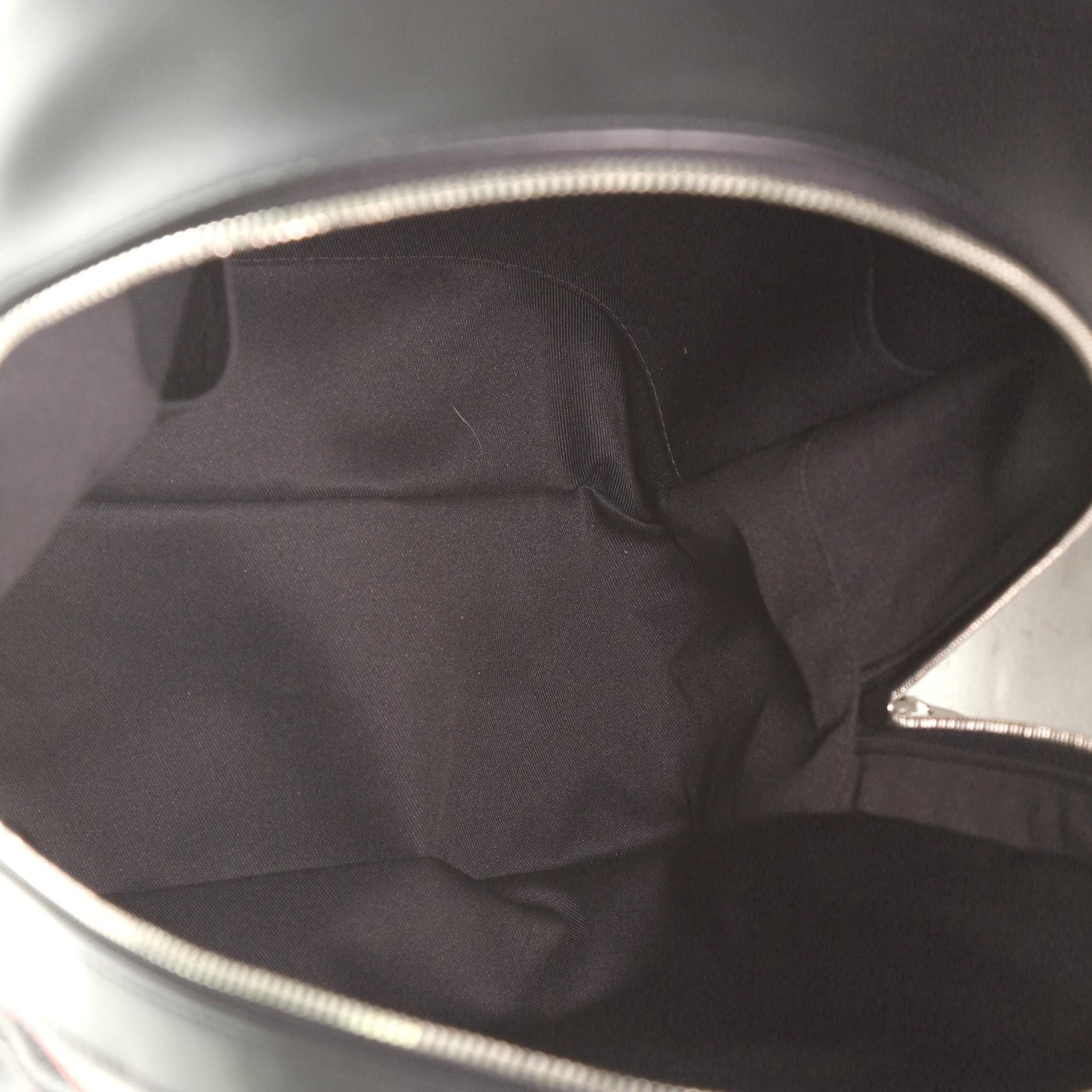 Black Louis Vuitton Josh Backpack Alps Patches Damier Graphite