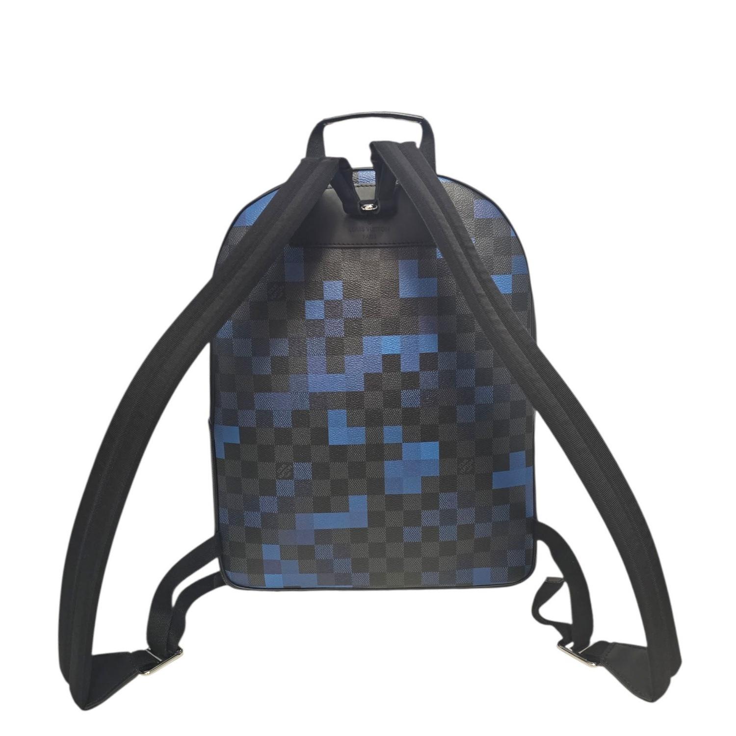 Zaino Louis Vuitton Damier Graphite Pixel Blu In condizioni ottime in vendita a Scottsdale, AZ