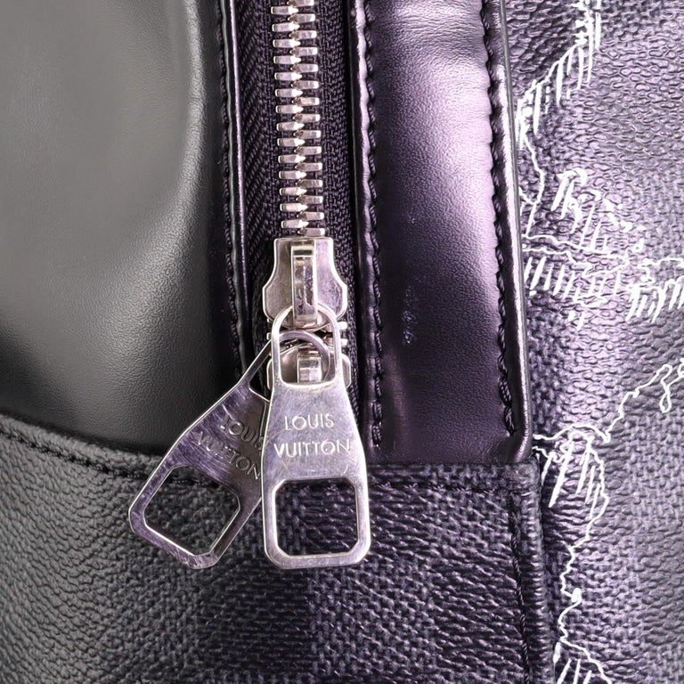 Louis Vuitton Josh Backpack Limited Edition Renaissance Map Damier Graphite  - ShopStyle