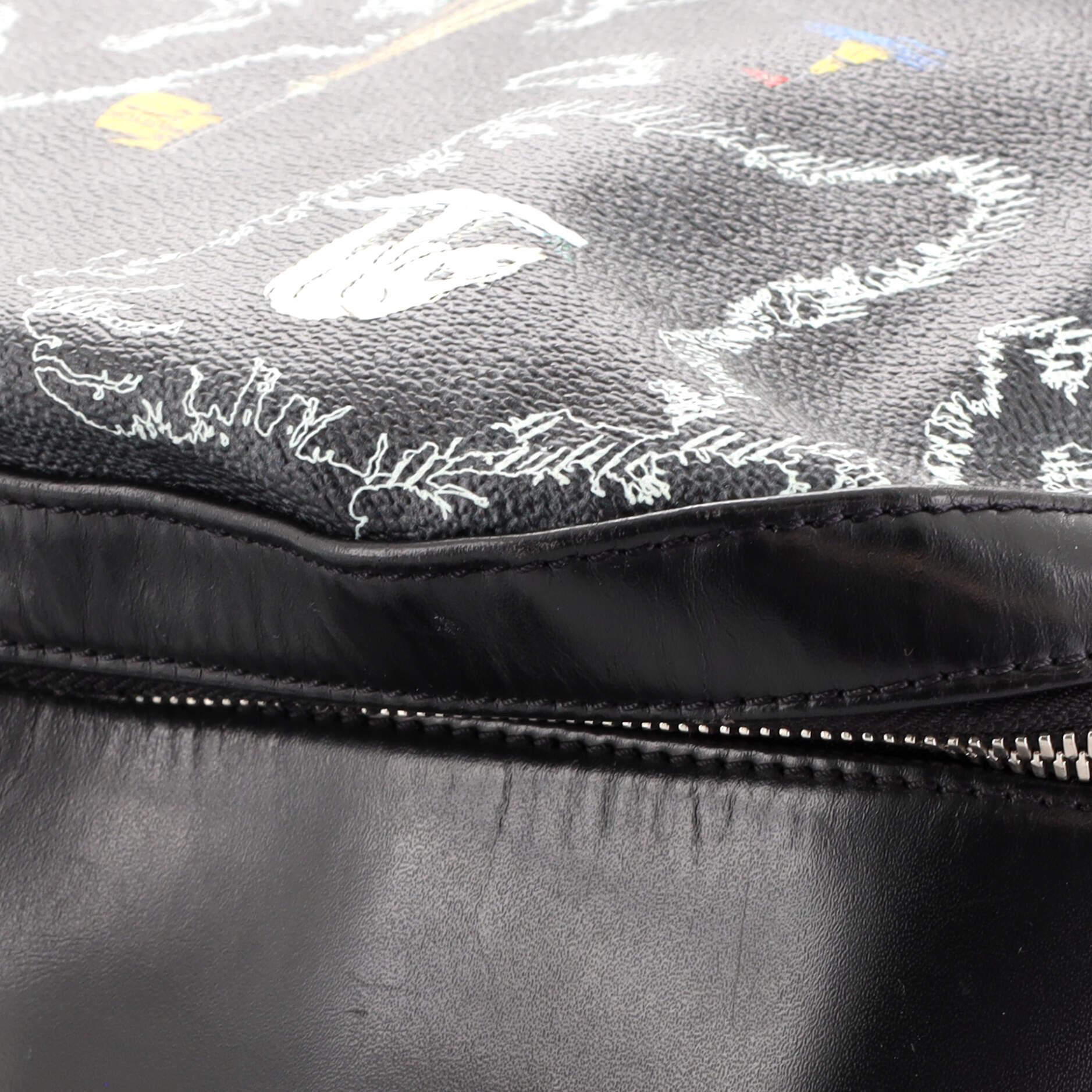 Louis Vuitton Josh Backpack Limited Edition Renaissance Map Damier Graphite 1