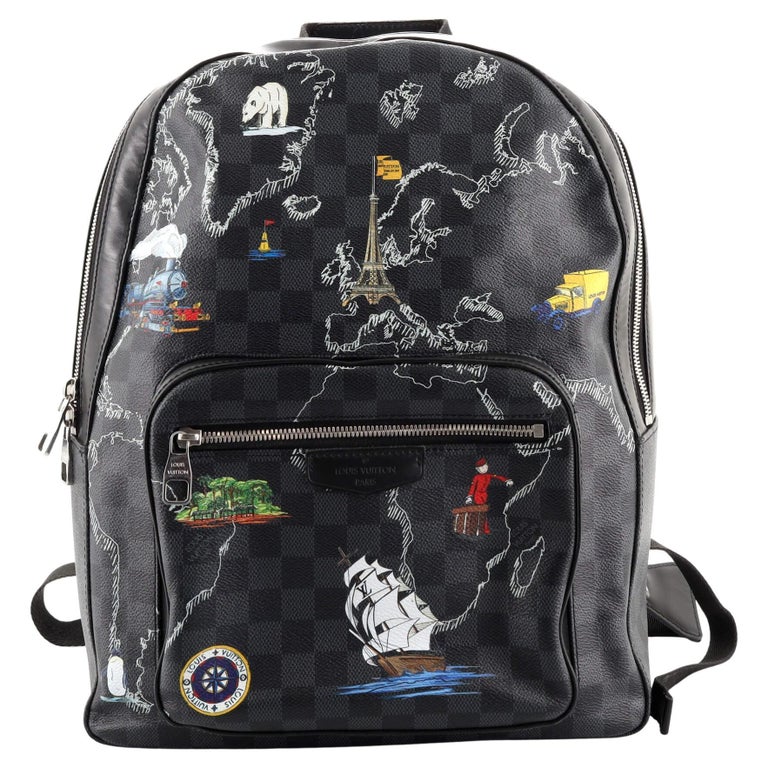 Louis Vuitton Josh Backpack Limited Edition Renaissance Map Damier Graphite