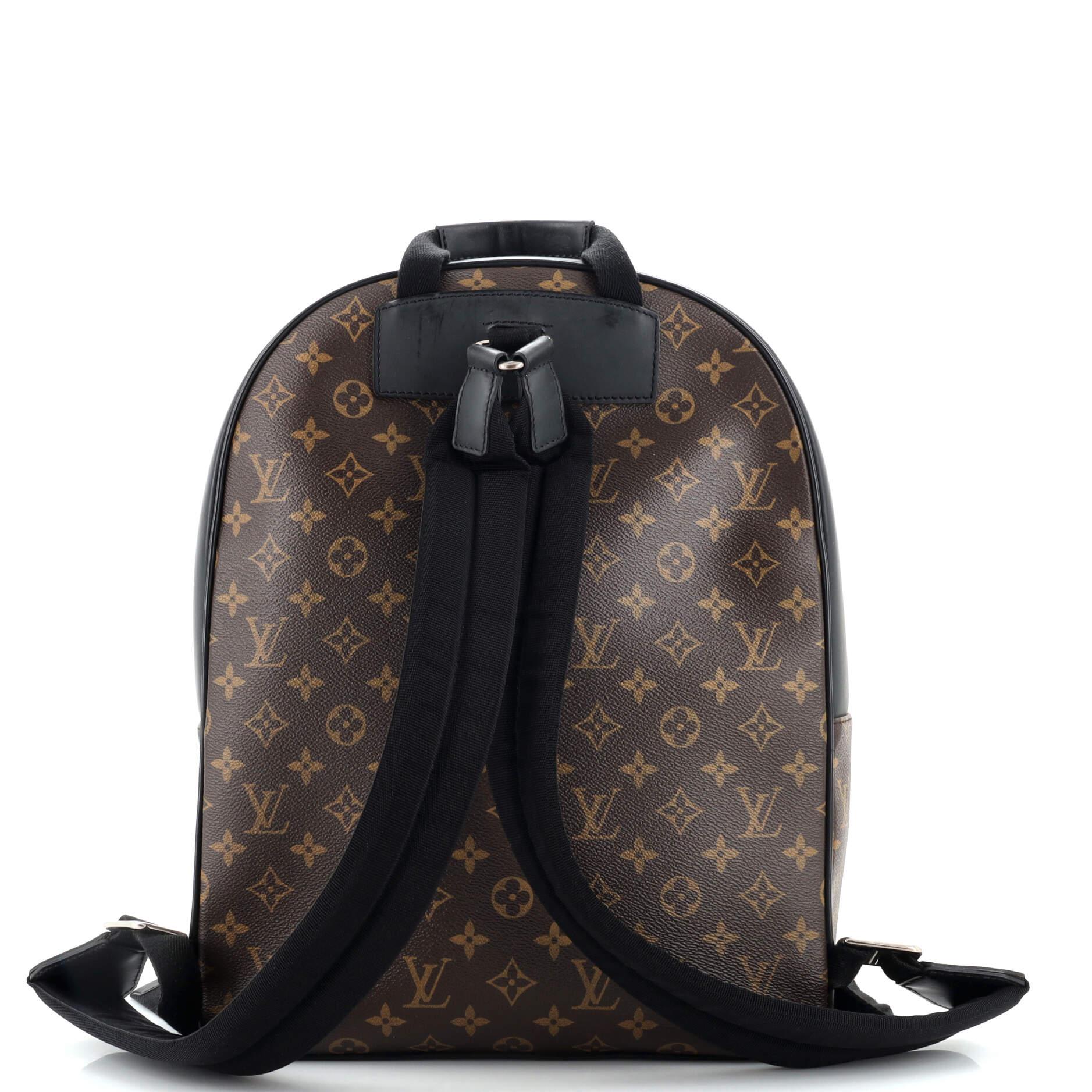 Louis Vuitton Josh Backpack Macassar Monogram Canvas In Good Condition In NY, NY