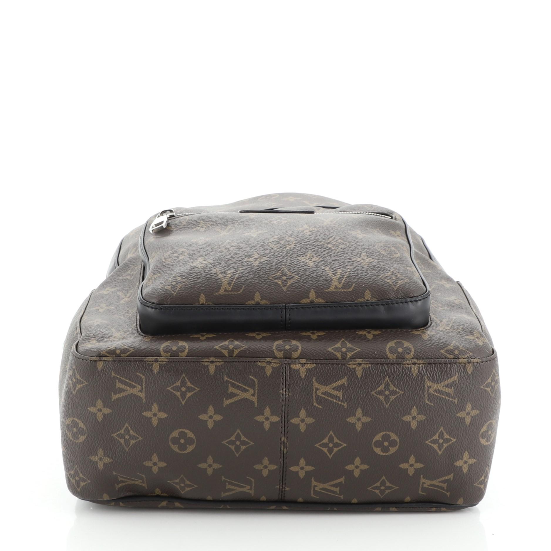 Louis Vuitton Josh Backpack Macassar Monogram Canvas In Good Condition In NY, NY