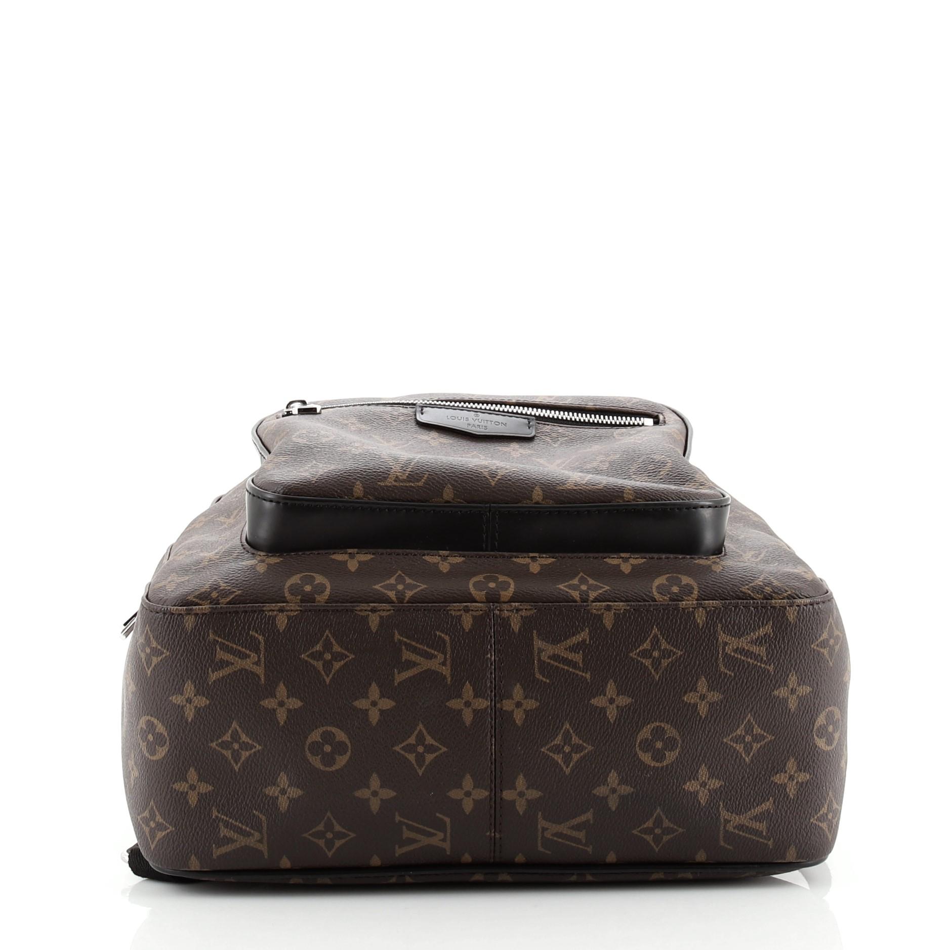 Louis Vuitton Josh Backpack Macassar Monogram Canvas In Good Condition In NY, NY