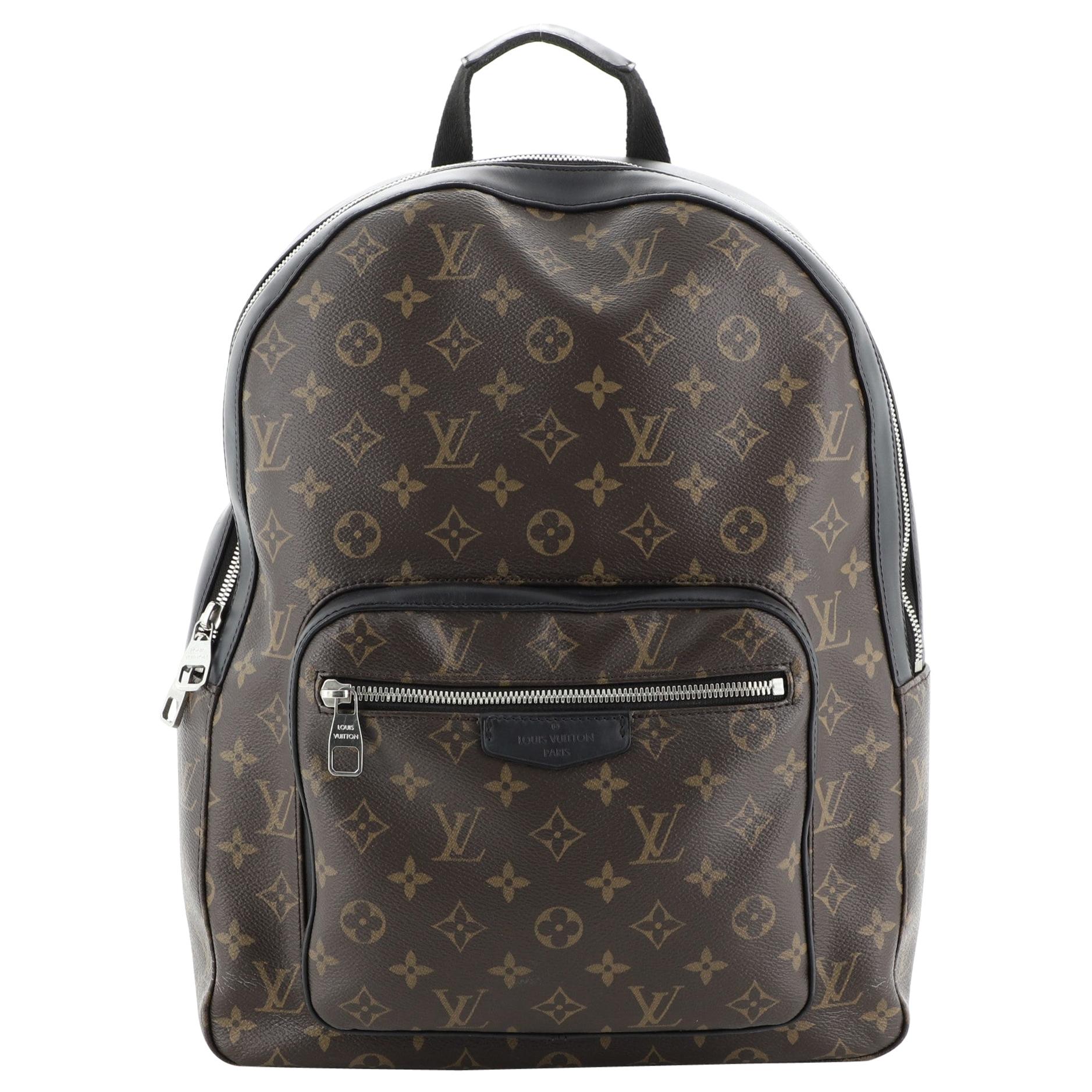 Louis Vuitton Josh Backpack Macassar Monogram Canvas