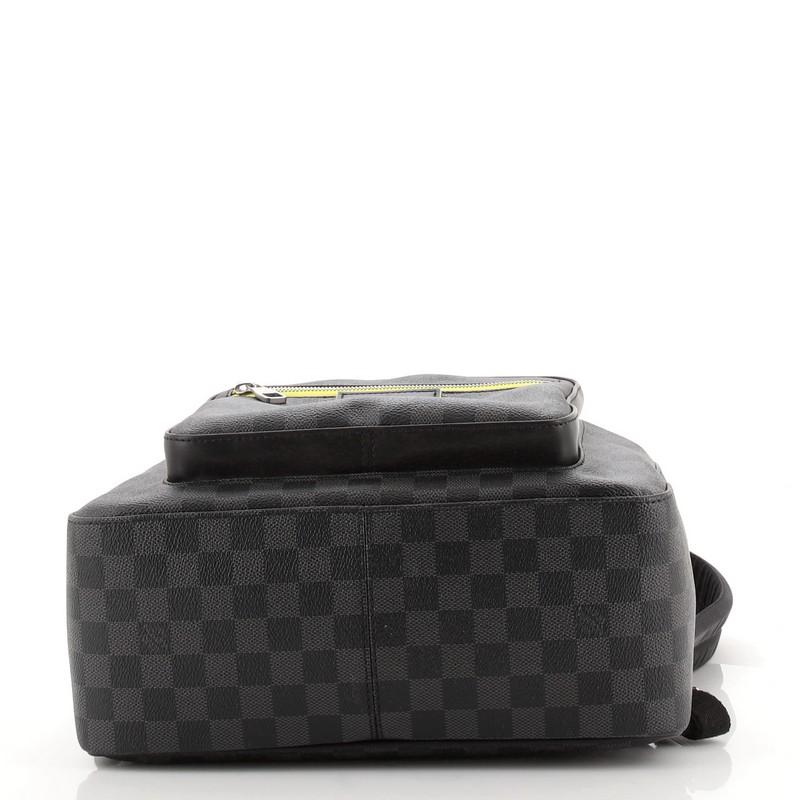 Mochila Louis Vuitton Josh Neón Damier Grafito en Bueno Estado en NY, NY