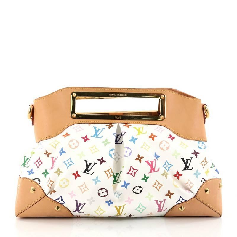 Louis Vuitton Judy Handbag Monogram Multicolor GM In Good Condition In NY, NY
