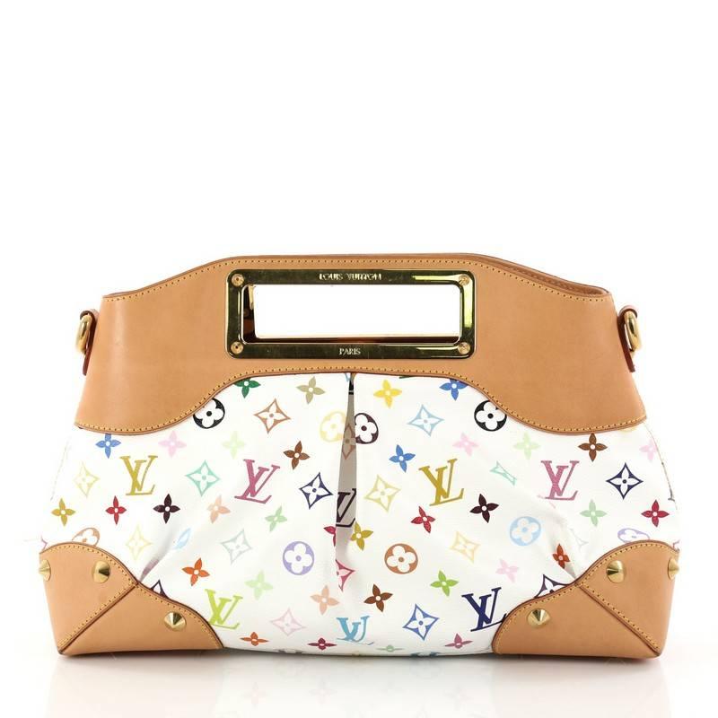 Louis Vuitton Judy Handbag Monogram Multicolor MM In Good Condition In NY, NY