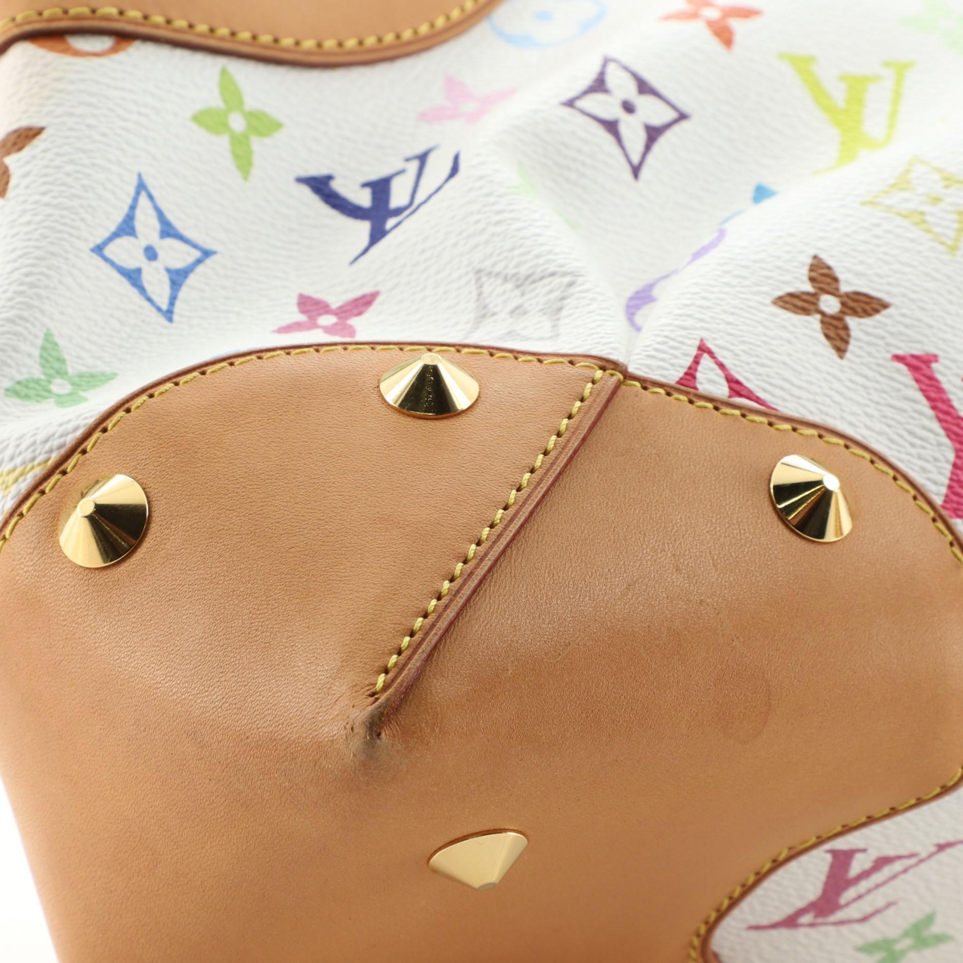 Beige Louis Vuitton Judy Handbag Monogram Multicolor MM