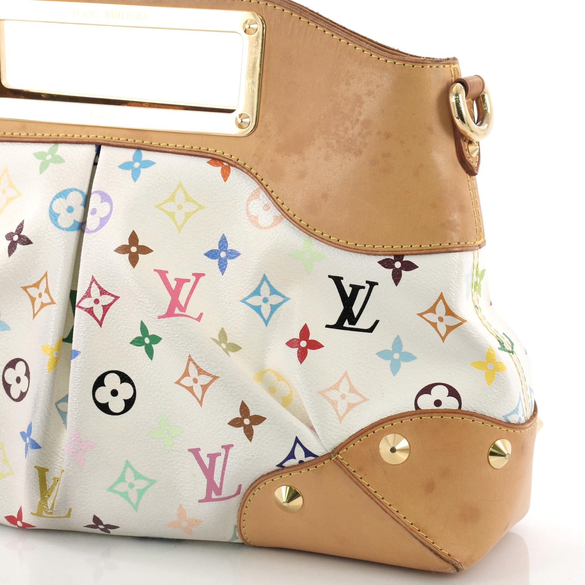 Louis Vuitton Judy Handbag Monogram Multicolor MM 3