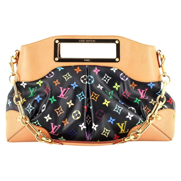 What's in my bag, Louis Vuitton black multicolor Judy MM