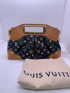Louis Vuitton Judy MM Monogram Multicolor Black Takashi Murakami Bag