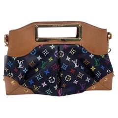 Louis Vuitton Judy MM Monogram Multicolor Black Takashi Murakami Bag