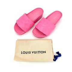 Louis Vuitton Jumbo Comfort Flatform Monogram Mules Slides 38
