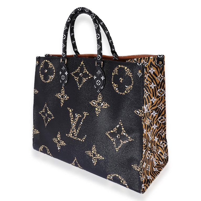 Authentic Louis Vuitton ONTHEGO GM Tote Bag Giant Monogram Jungle