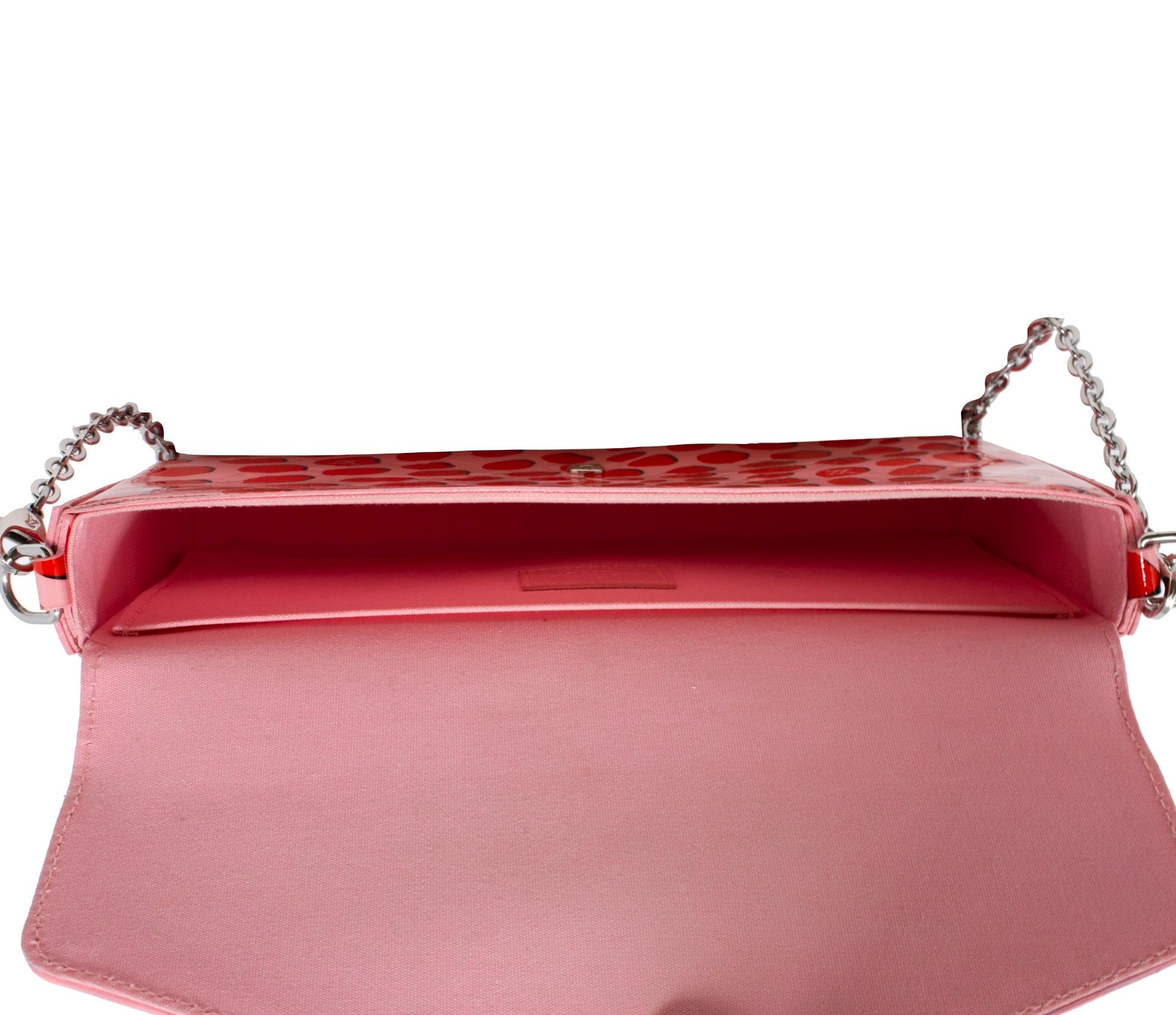 Women's or Men's Louis Vuitton Jungle Dots Pink Poppy Felicie Pochette