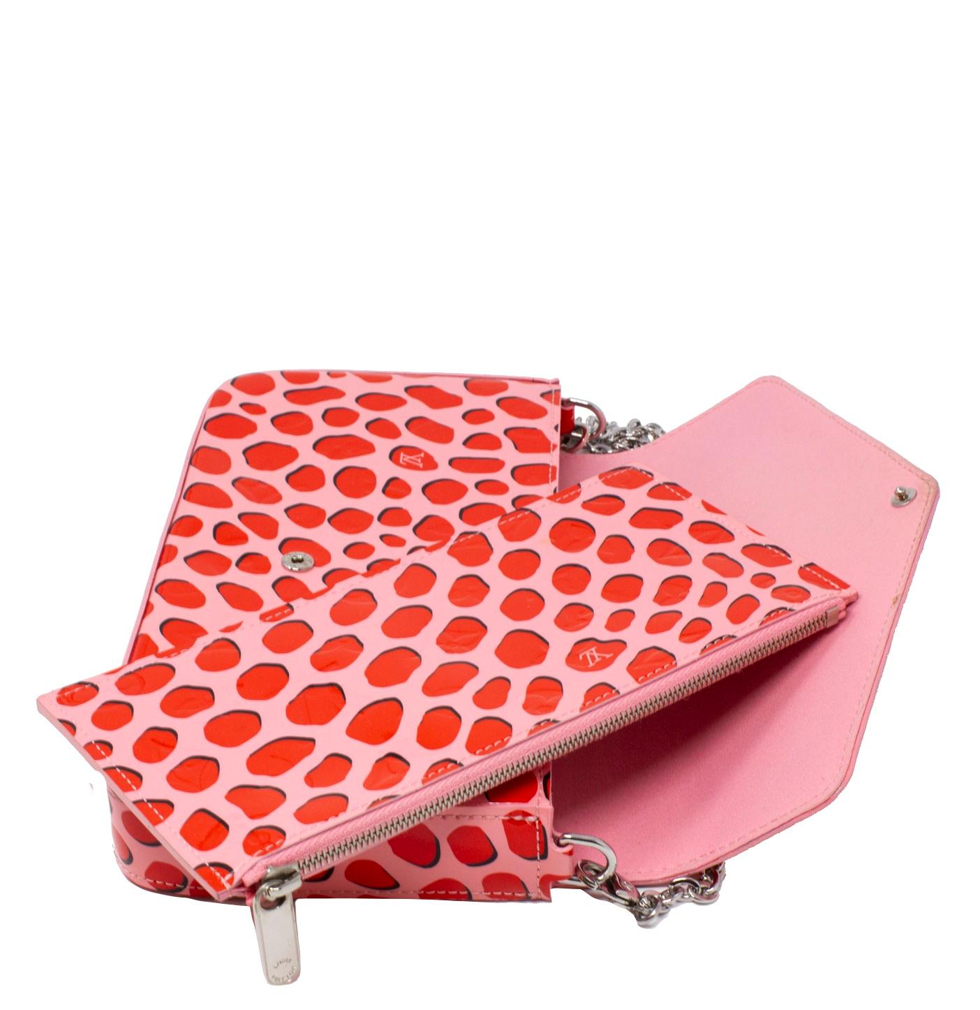 Louis Vuitton Jungle Dots Pink Poppy Felicie Pochette 2
