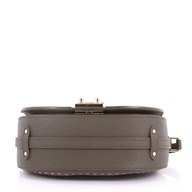 Gray Louis Vuitton Junot Handbag Monogram Empreinte Leather