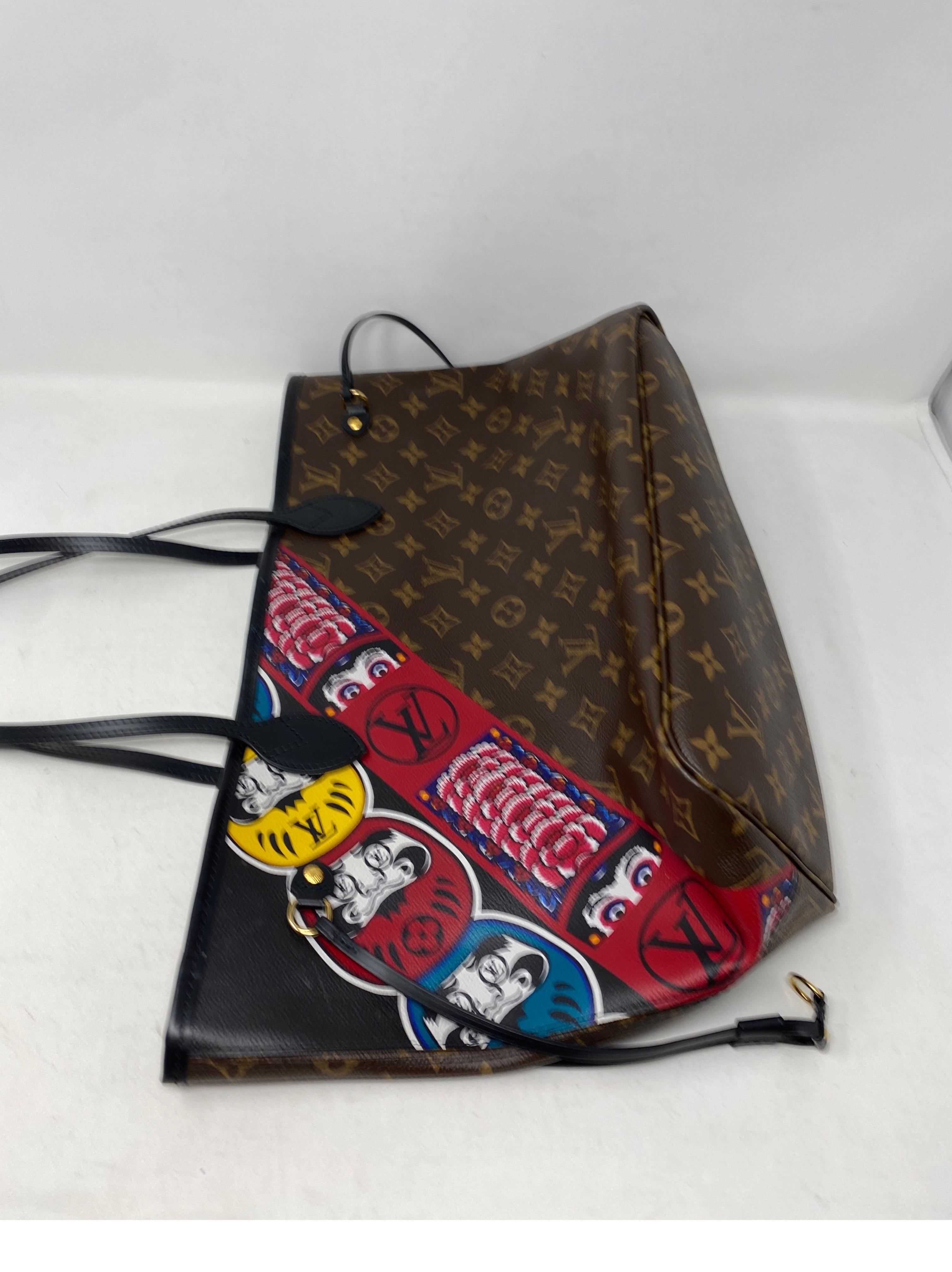 Louis Vuitton Kabuki Neverfull Bag In Good Condition In Athens, GA