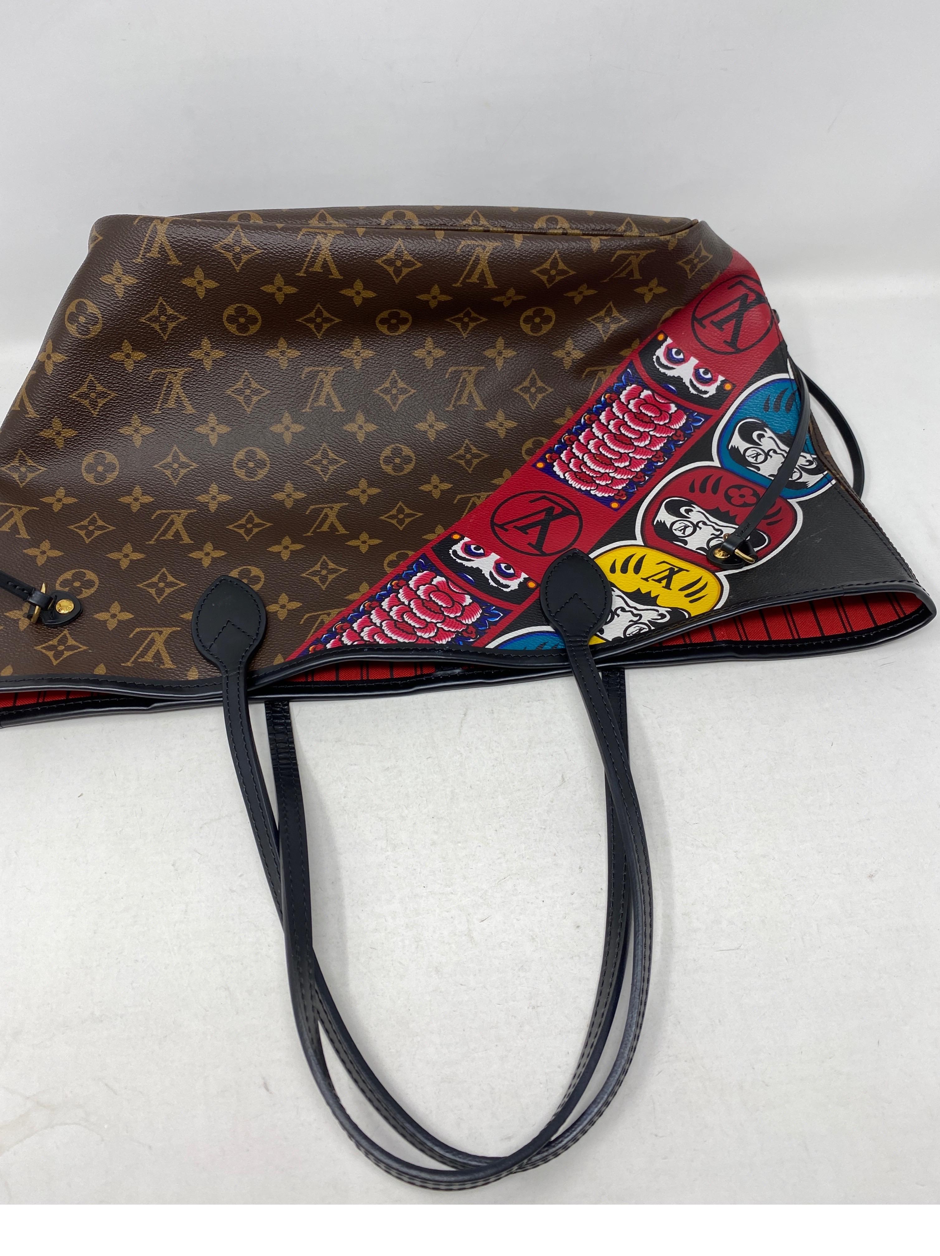 Women's or Men's Louis Vuitton Kabuki Neverfull Bag