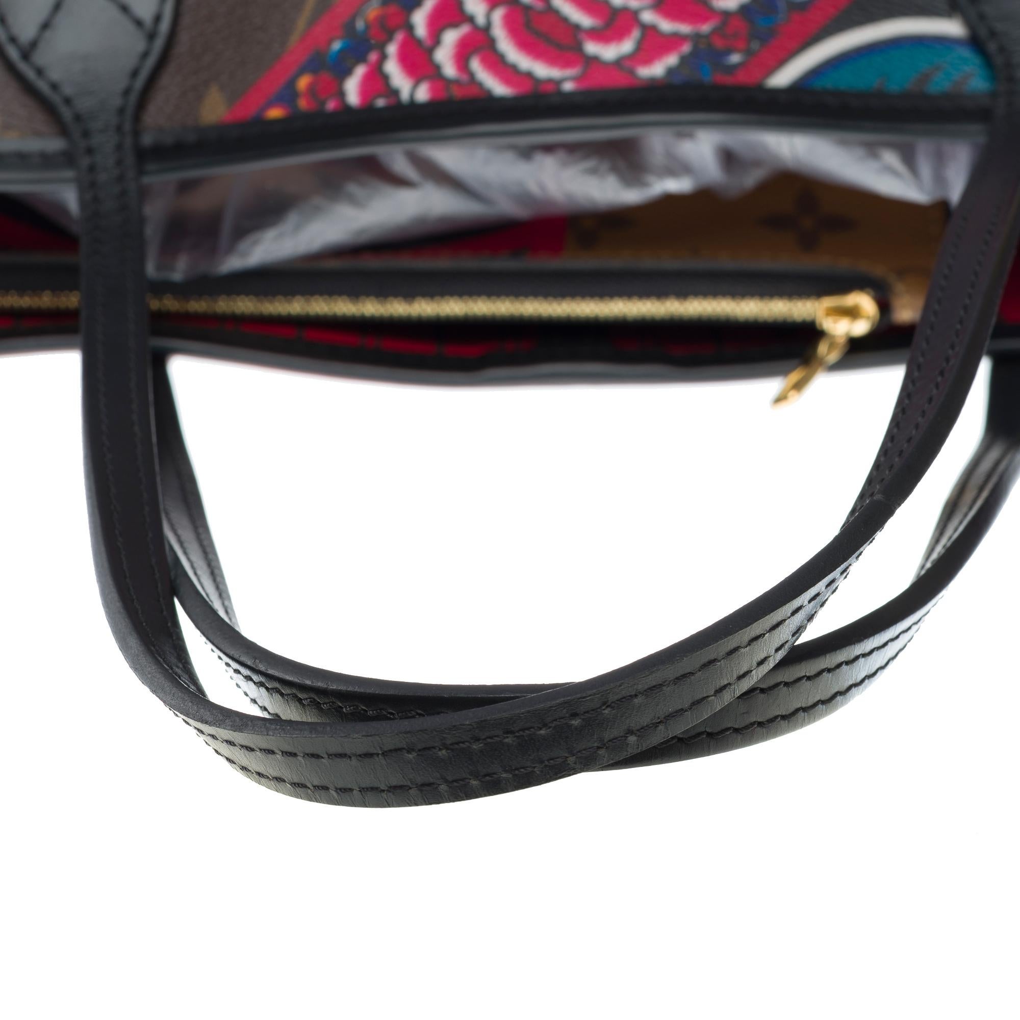 Louis Vuitton Kabuki Neverfull MM Tote bag in brown Monogram canvas, GHW 7