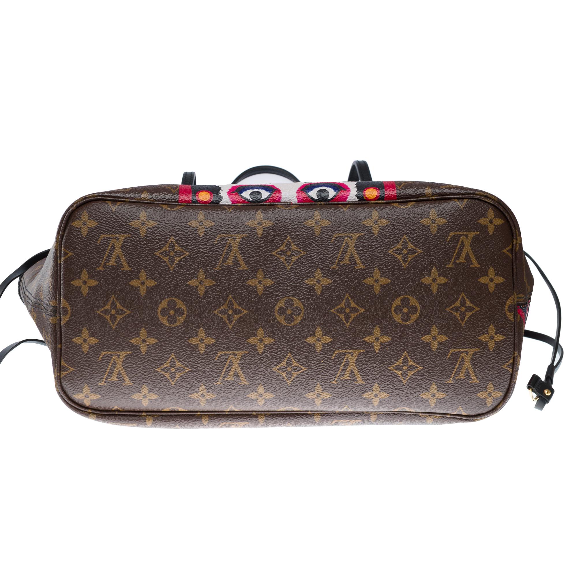 Louis Vuitton Kabuki Neverfull MM Tote bag in brown Monogram canvas, GHW 8