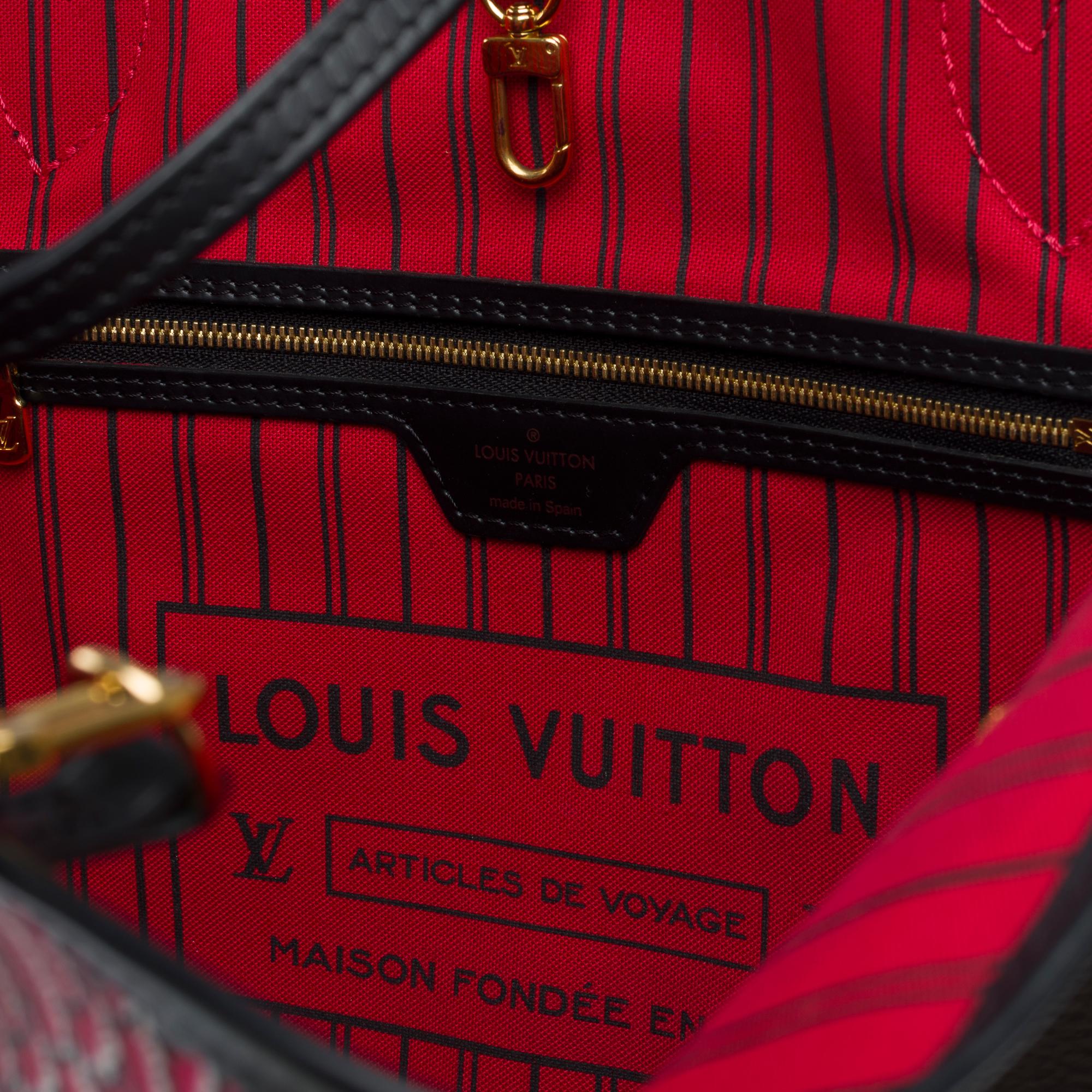Louis Vuitton Kabuki Neverfull MM Tote bag in brown Monogram canvas, GHW 3