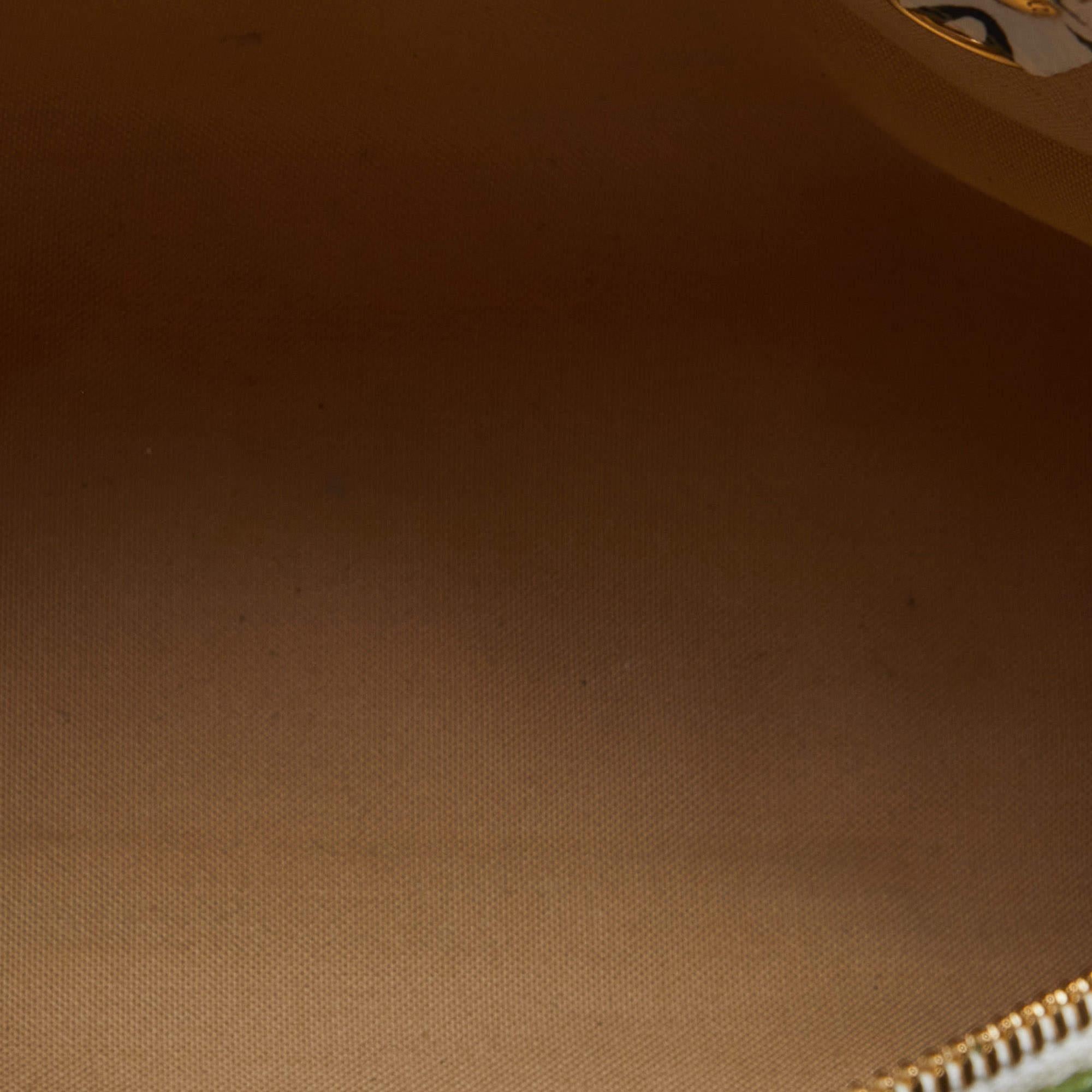 Louis Vuitton Kaki/Beige Monogramm Riesen Canvas Speedy Bandouliere 30 Tasche im Zustand „Gut“ im Angebot in Dubai, Al Qouz 2