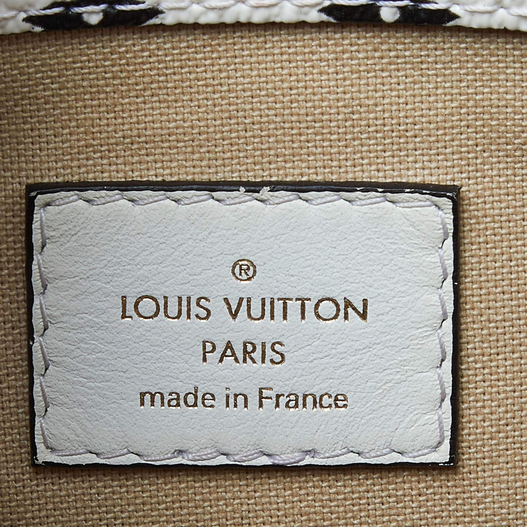 Louis Vuitton Kaki/Beige Monogramm Riesen Canvas Speedy Bandouliere 30 Tasche Damen im Angebot