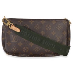 Louis Vuitton Kaki Monogram Canvas Multi Pochette Accessoires