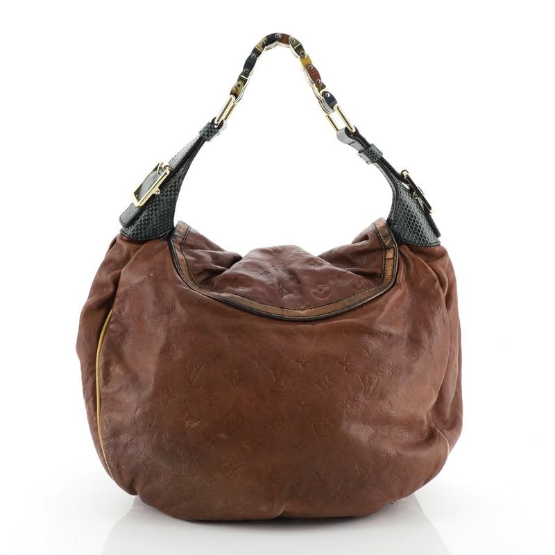 Brown Louis Vuitton Kalahari Handbag Limited Edition Monogram Epices GM