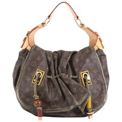 Kalahari leather handbag Louis Vuitton Brown in Leather - 23014822