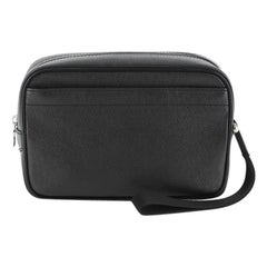 Louis Vuitton Kaluga Pochette Clutch Taiga Leather