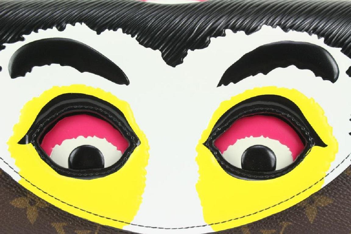 Louis Vuitton Kansai Monogram Geisha Kabuki Chain Wallet Crossbody Favorite  In New Condition In Dix hills, NY