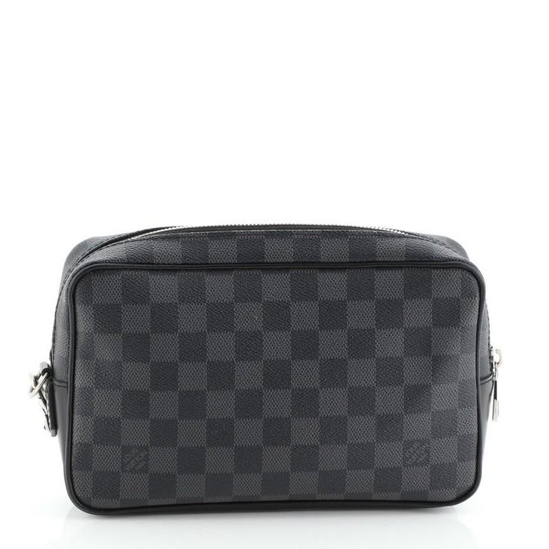 Pochette Kasai Damier Graphite Canvas - Men - Small Leather Goods