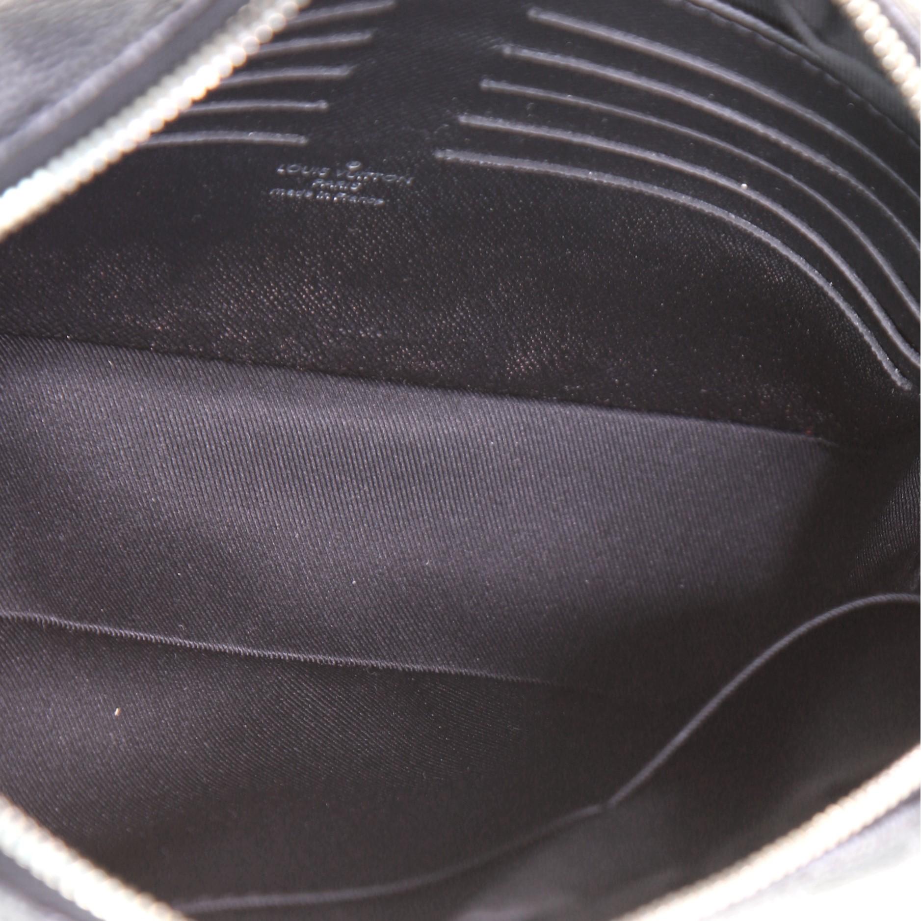 Black Louis Vuitton Kasai Clutch Damier Graphite