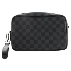 Blue Louis Vuitton Taiga Pochette Kasai Pouch – Designer Revival