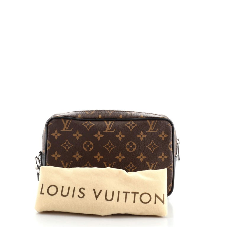 Louis Vuitton Monogram Macassar Kasai Clutch Bag